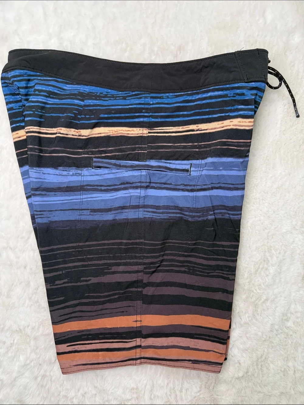 Outerknown Apex Board Shorts 31 Multi Stripes Stretch Kelly‎ Slater Surf Beach
